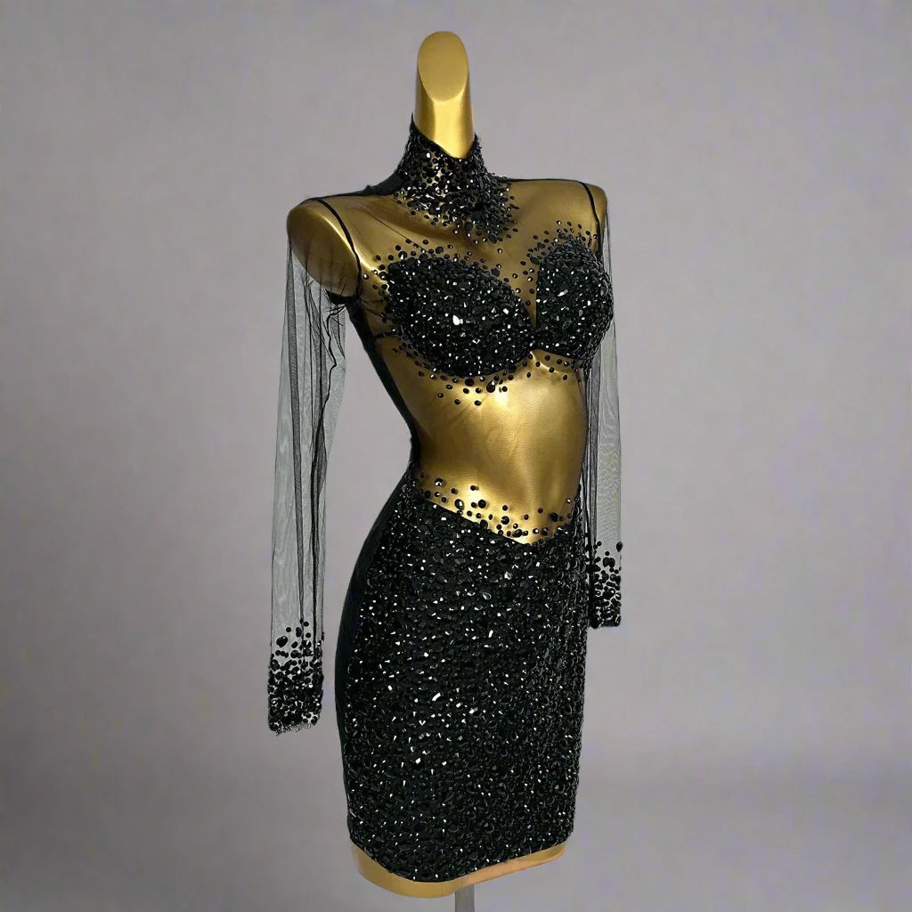 Starlit Glamour Party Dress