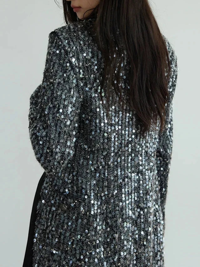 Leena Sequins Two Piece Suit