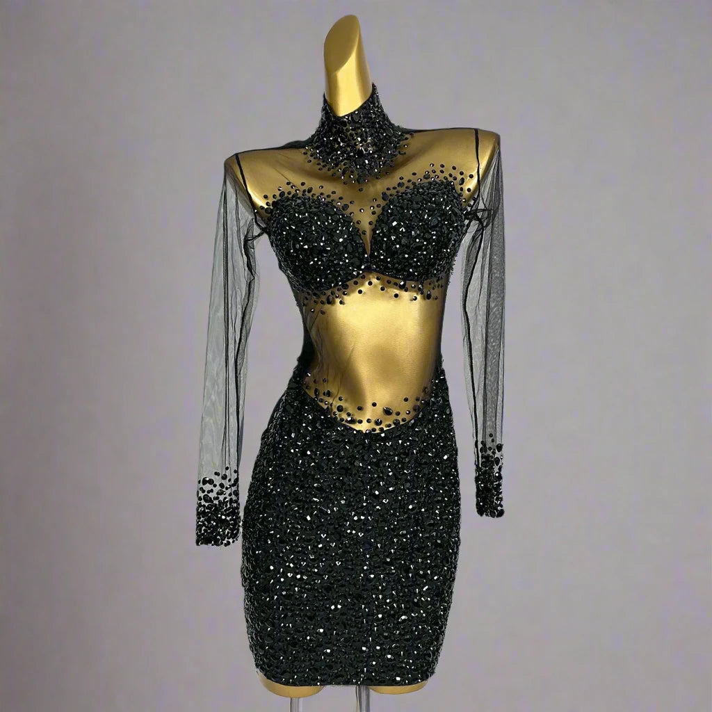 Starlit Glamour Party Dress