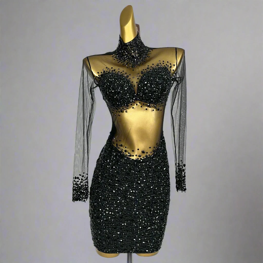 Starlit Glamour Party Dress