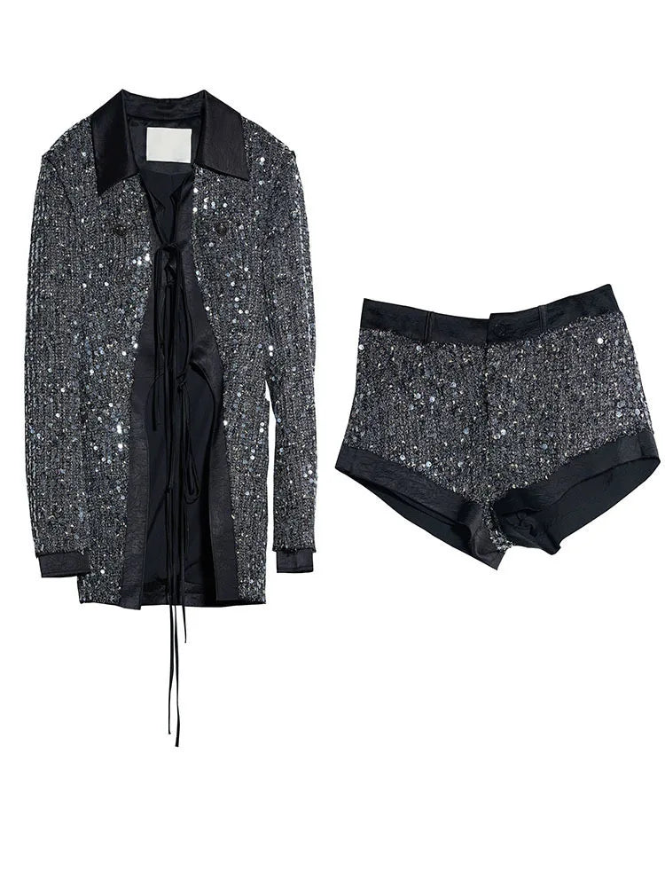 Leena Sequins Two Piece Suit