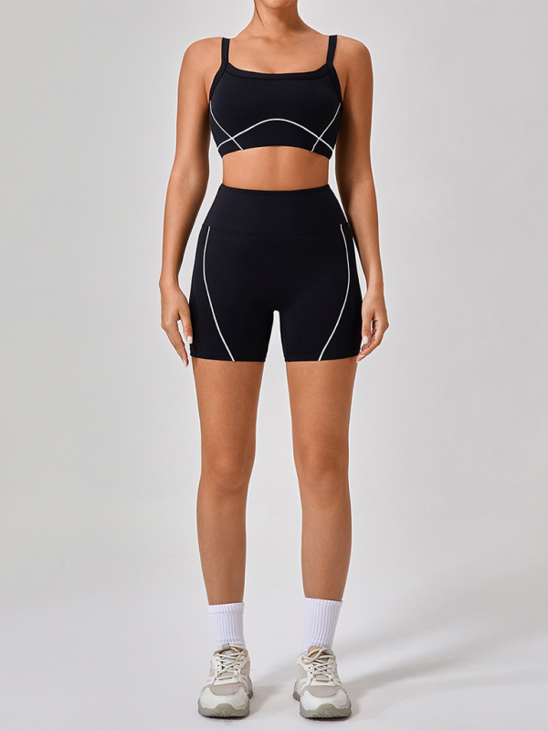 Sporty Bra + Shorts  Suit